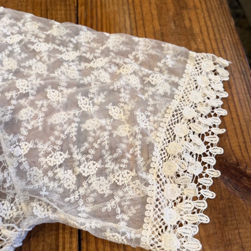 Pretty Angel Boho Lace Tunic Top XL Ivory Crochet & Lace Romantic Festival - Picture 6 of 13